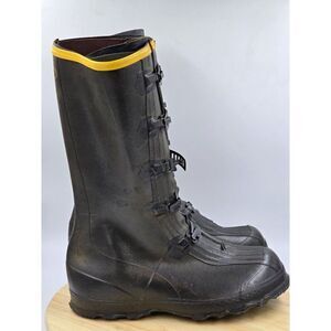 LaCrosse Men's 14" WP Rubber ZXT Buckle Overshoe Waterproof Boots Black Size 9